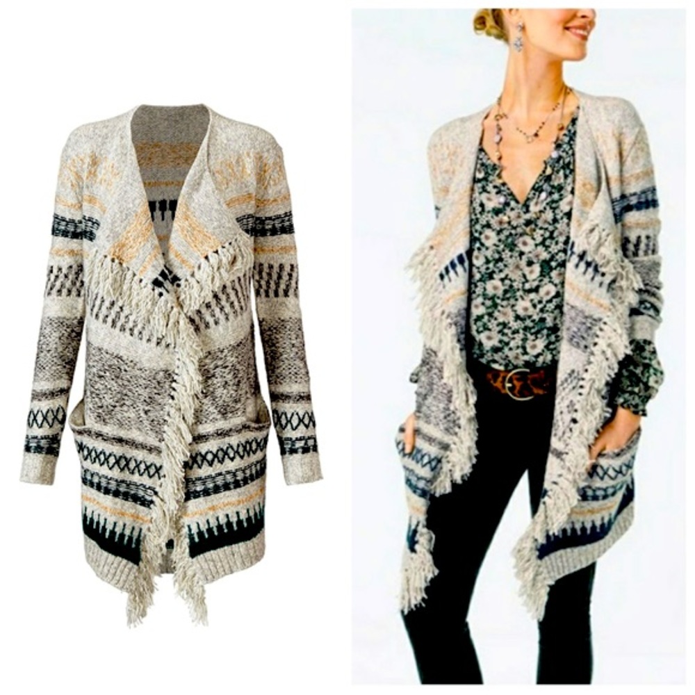 Cabi Shetland cardigan sweater